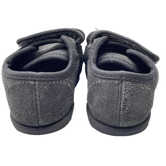 Zara Leather Suede Gray Boys Toddler Baby Comfort Shoes Loafers Size EU 19 US 4 - Picture 3 of 7